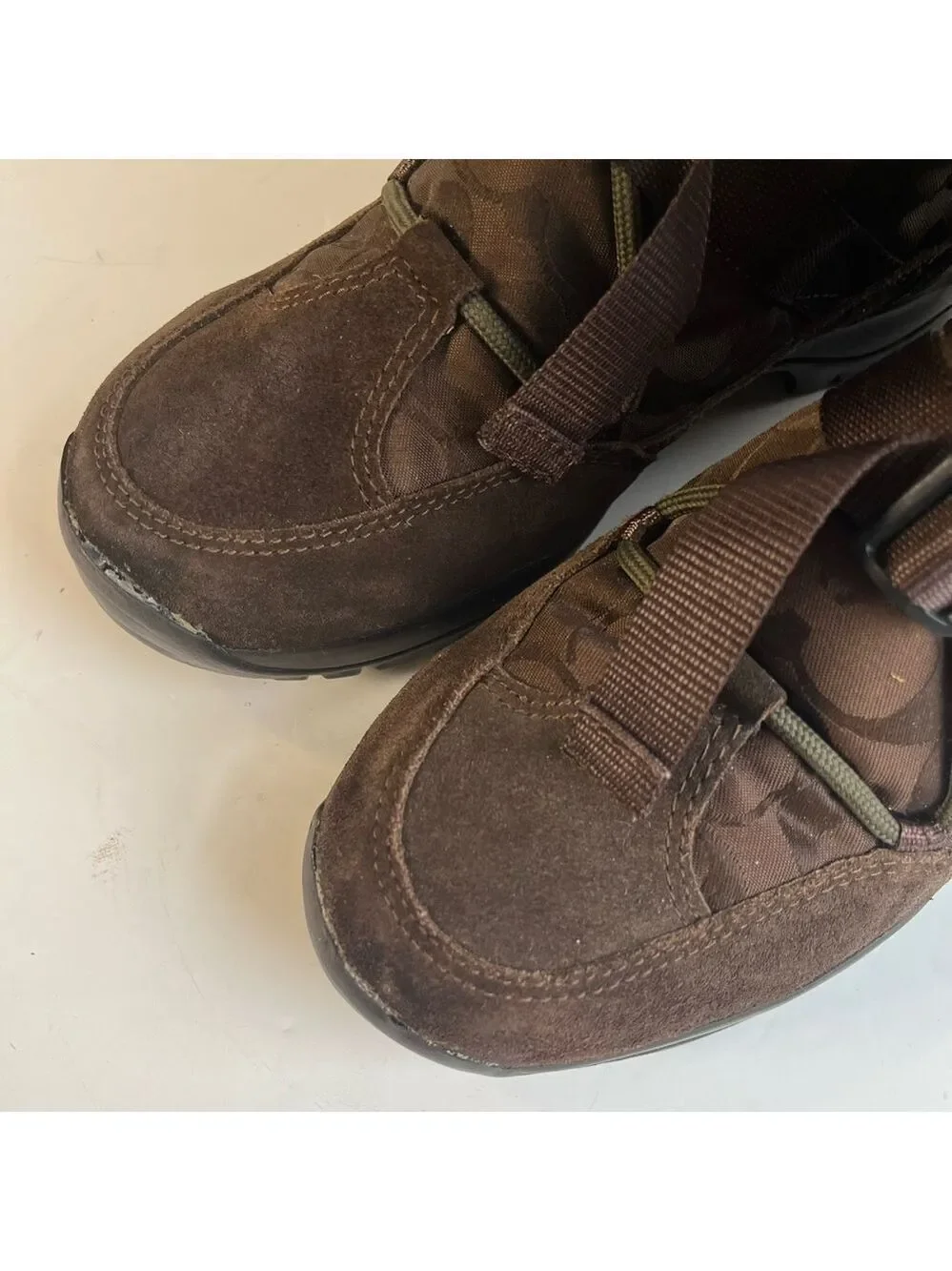 COACH Sela Brown Signature Snow Boots Size 9.5 Medium